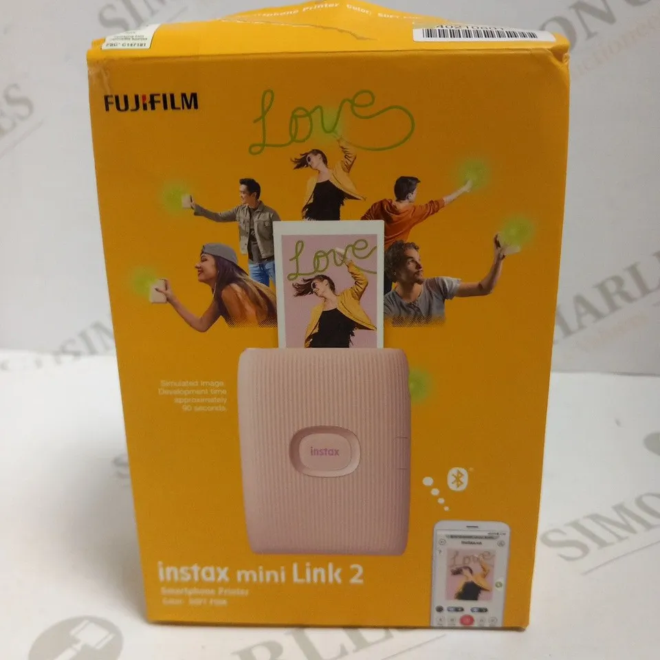 BOXED FUJIFILM INSTAX MINI LINK 2 SMARTPHONE PRINTER