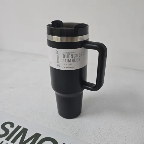 STANLEY QUENCHER TUMBLER 40 OZ / 1.18 L - BLACK WITH LID & HANDLE