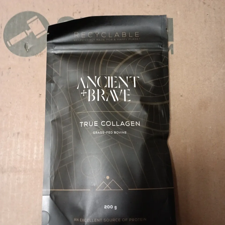 ANCIENT + BRAVE TRUE COLLAGEN POWDER – GRASS-FED BOVINE, 200 G