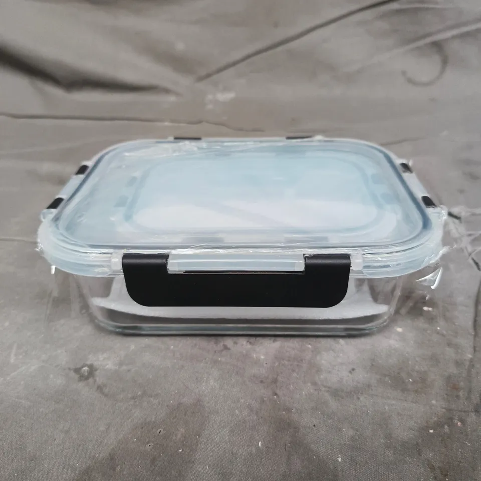 10 X GLASS LOCKABLE STORAGE CONTAINERS 