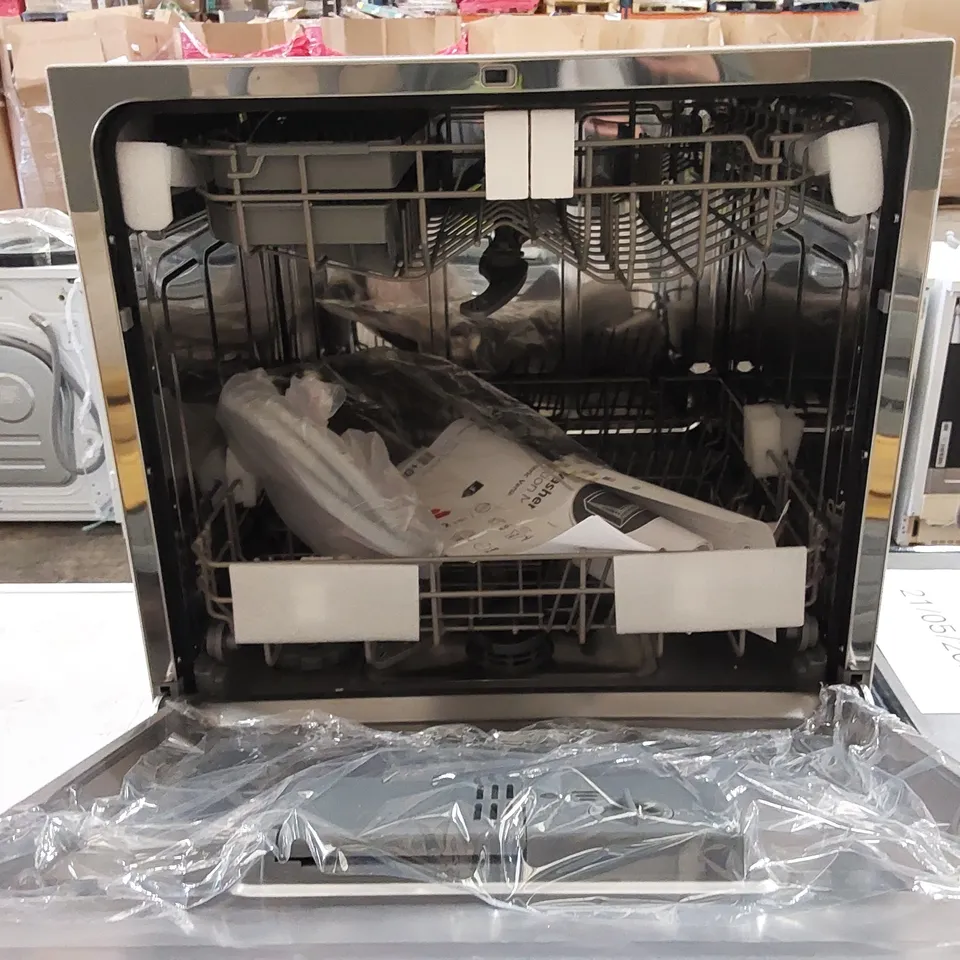 COMFEE' TABLE TOP DISHWASHER TD802 COMPACT DISHWASHER WITH 8 PLACE SETTINGS, 7 PROGRAMMES, LED DISPLAY, DELAY START AND OFF-PEAK WASH FUNCTION [ENERGY CLASS F]