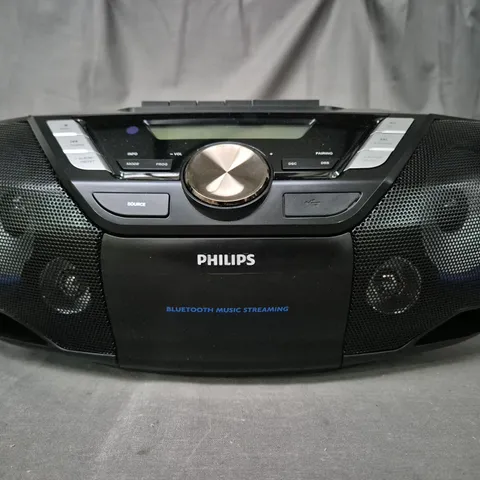 BOXED PHILIPS 12W BLUETOOTH CD SOUND MACHINE IN BLACK