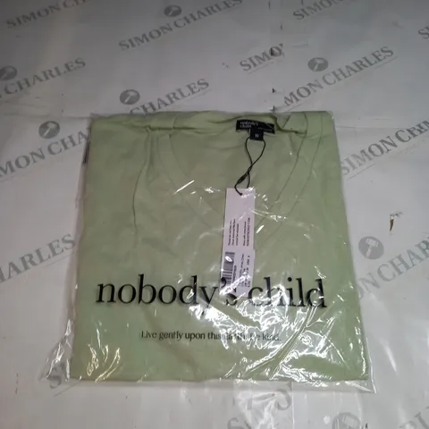 BAGGED NOBODYS CHILD JERSEY GREEN CHARLIE SS T-SHIRT SIZE 10