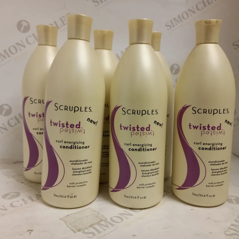 LOT OF SCRUPLES TWISTED CURL ENERGISING CONDITIONER (6 X 1L)