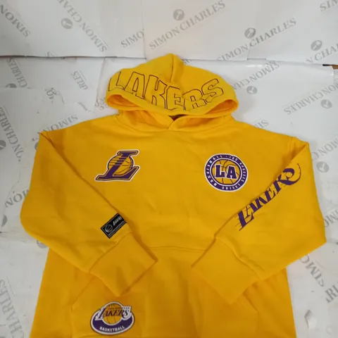 LA LAKERS BASKETBALL LOGO HOODIE SIZE 7-8 YEARS