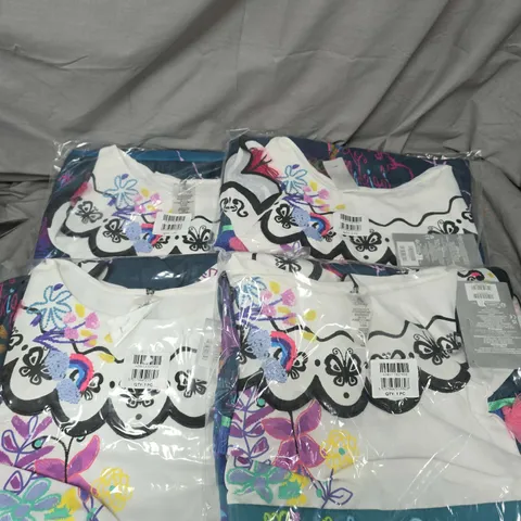 LOT OF 4 DISNEY ENCANTO MIRABEL COSTUMES - AGED 7-8 YEARS