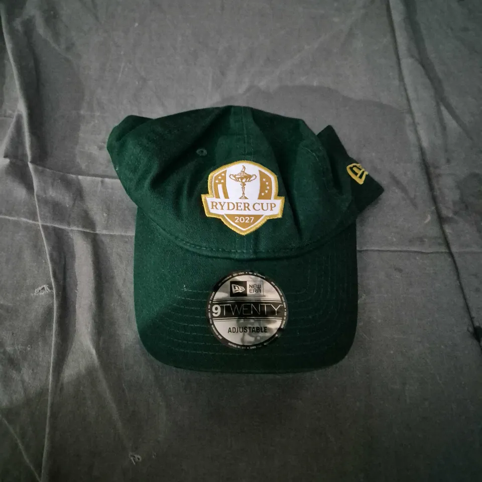NEW ERA RYDER CUP 2027 CAP – 9TWENTY ADJUSTABLE, GREEN