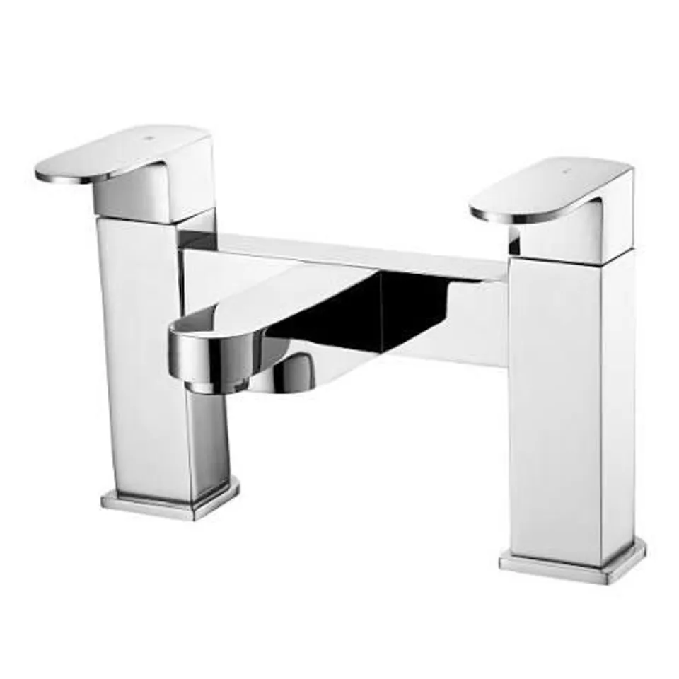 BOXED CHROME BATH MIXER TAP - COMO