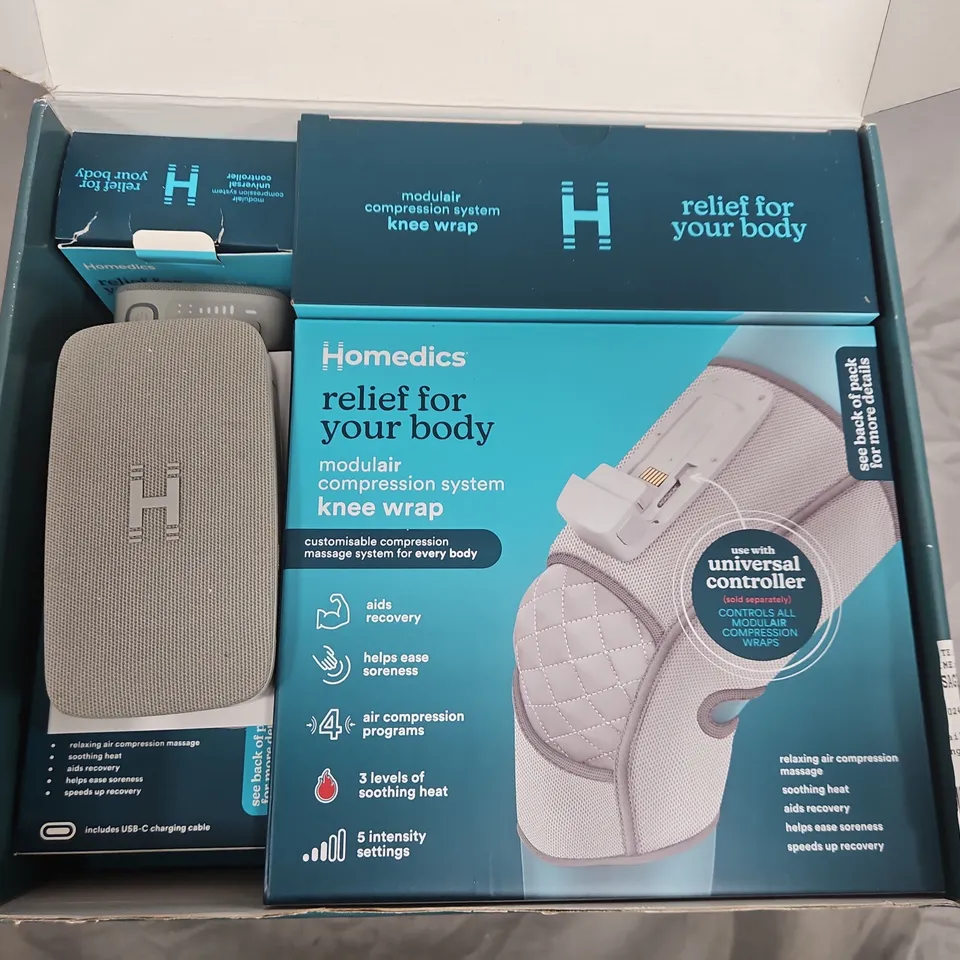 HOMEDICS MODULAIR COMPRESSION SYSTEM – CALF & KNEE STARTER KIT (BOXED)