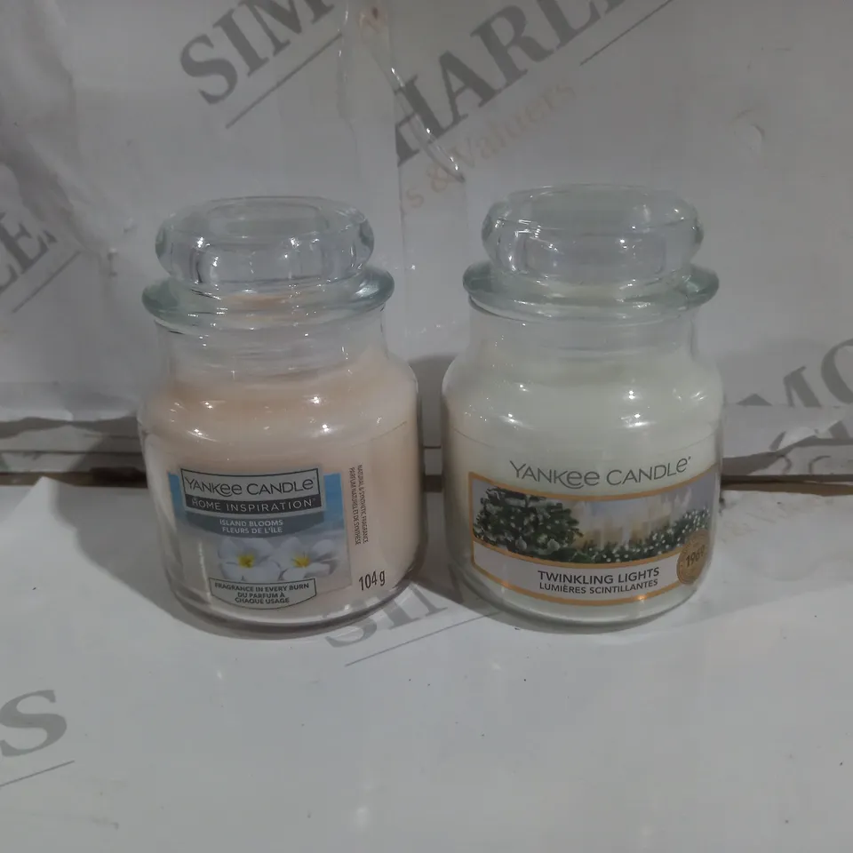 YANKEE CANDLE SET OF 6 MINI AND 2 MINI JARS
