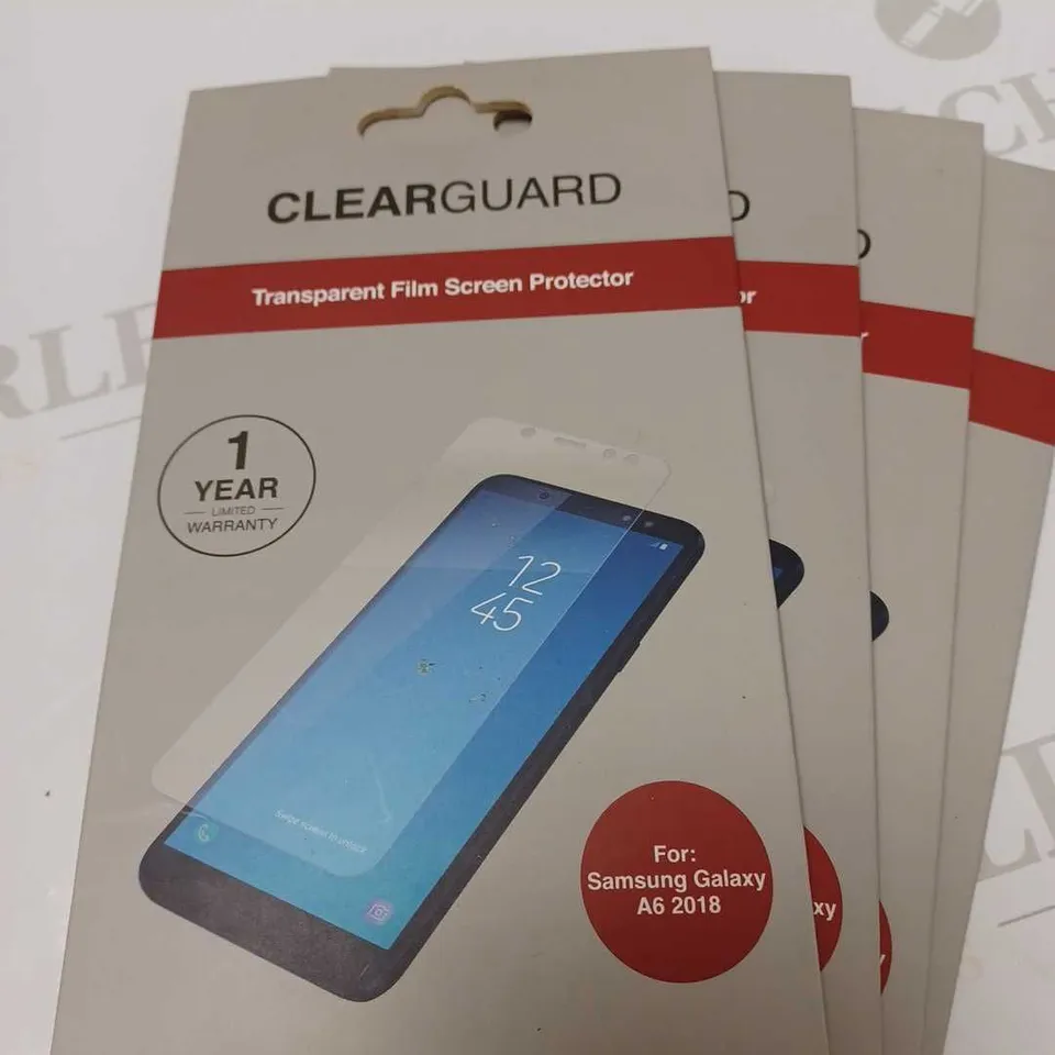 LOT OF FOUR SCREEN PROTECTORS FOR SAMSUNG GALAXY A6 2018