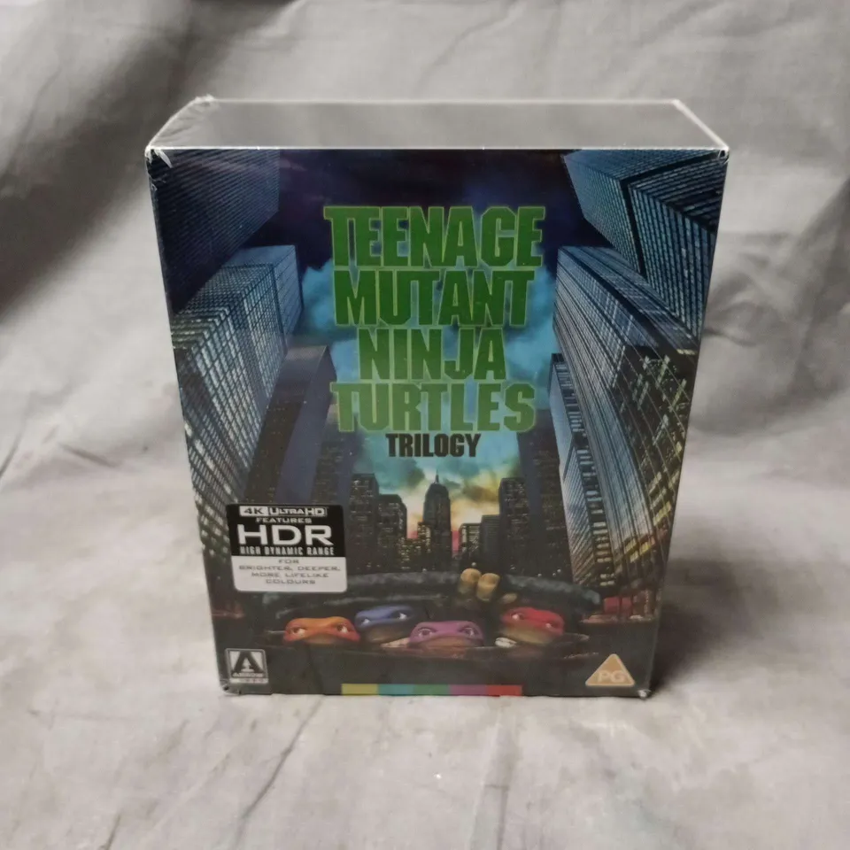 TEENAGE MUTANT NINJA TURTLES TRILOGY – 4K ULTRA HD BLU-RAY BOX SET. SEALED