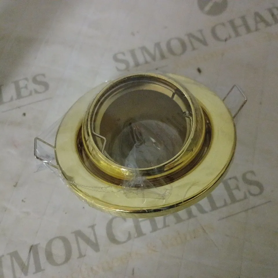 LOT OF 18 KNIGHTSBRIDGE EYEBALL DOWNLIGHT LOW VOLTAGE LIGHT FITTINGS MR16 50W - BRASS