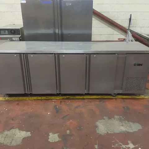 COMMERCIAL 4 DOOR COUNTER FRIDGE CABINET