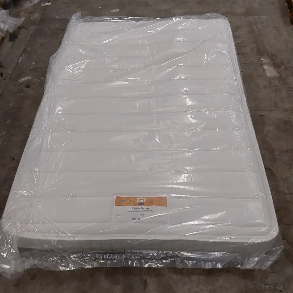 QUALITY BAGGED 130cm HEALTHY GROWTH KIDS' TRADITIONAL OPEN COIL SPRUNG MATTRESS 