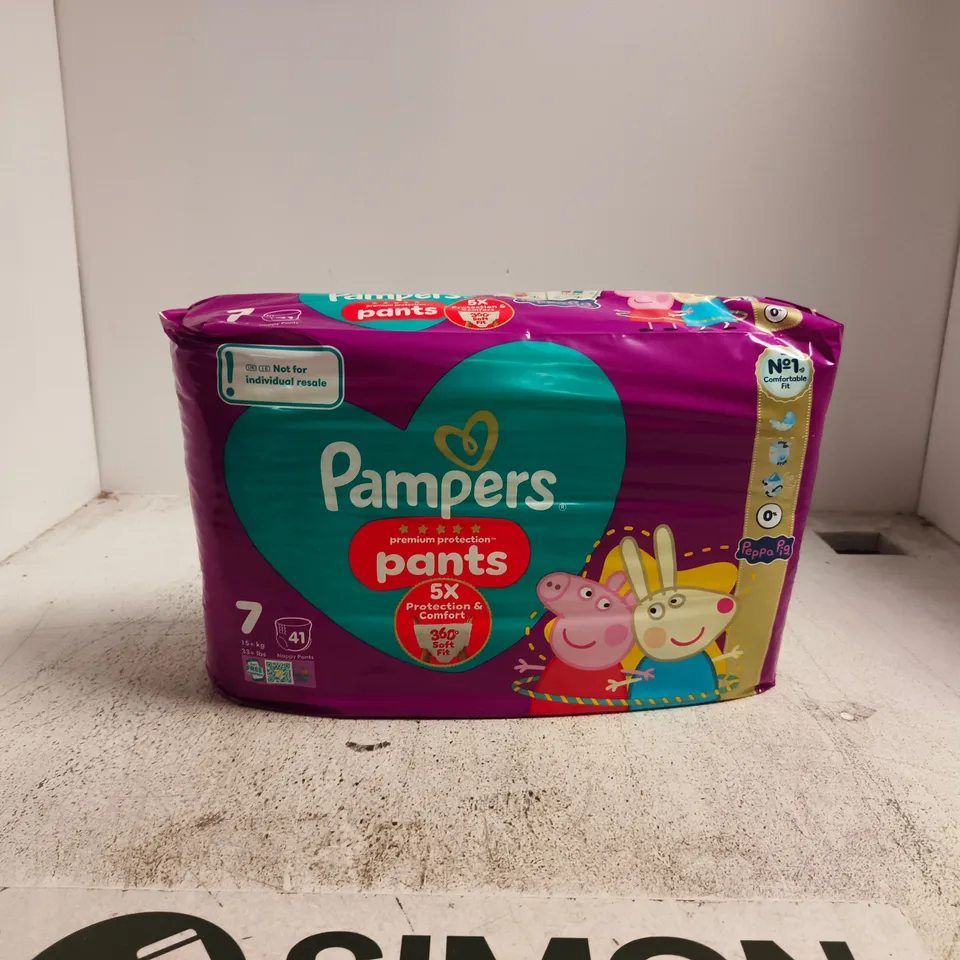 PAMPERS PANTS BABY NAPPIES – SIZE 7, PACK OF 41