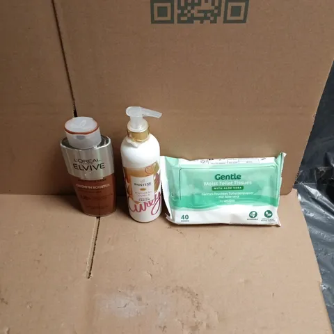 APPROXIMATELY 15 ASSORTED HEALTH & BEAUTY PRODUCTS TO INCLUDE GENTLE TOILET TISSUE WIPES, PANTENE STYLING CREAM, L'OREAL GROWTH BOOSTER SHAMPOO ETC 