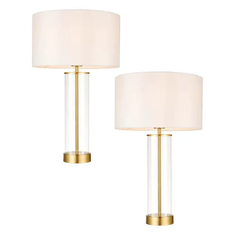 BOXED NEW LONDON 57CM TABLE LAMP (SET OF 2, 1 BOX)
