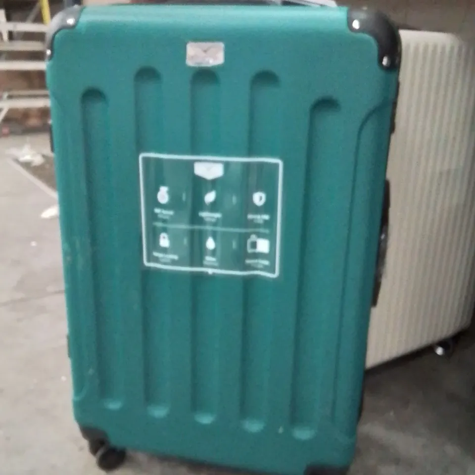 LUGG 28INCH TRAVEL SUITCASE TEAL