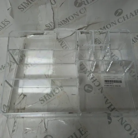 OUTLET TILI FRAMED ACRYLIC STORAGE DRAWER SET