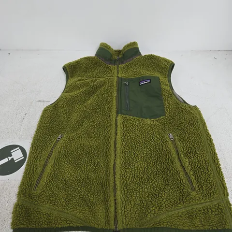 PATAGONIA MEN'S FLEECE VEST – OLIVE GREEN, SIZE M