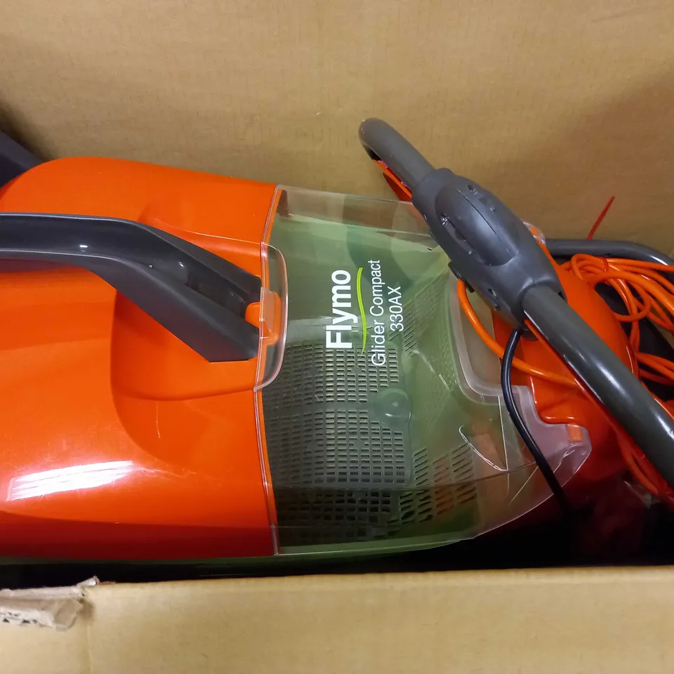 FLYMO GLIDER COMPACT 330AX ELECTRIC HOVER COLLECT LAWNMOWER
