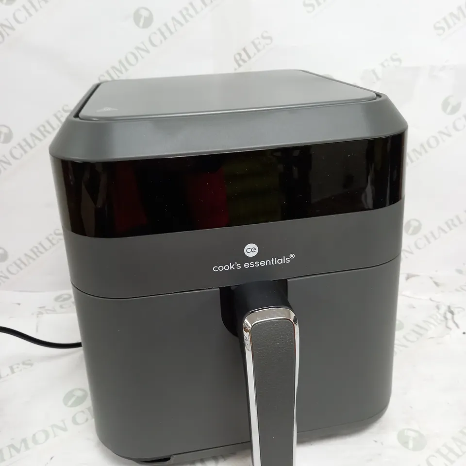 BOXED COOK'S ESSENTIALS 5.8L AIR FRYER IN SLATE GREY