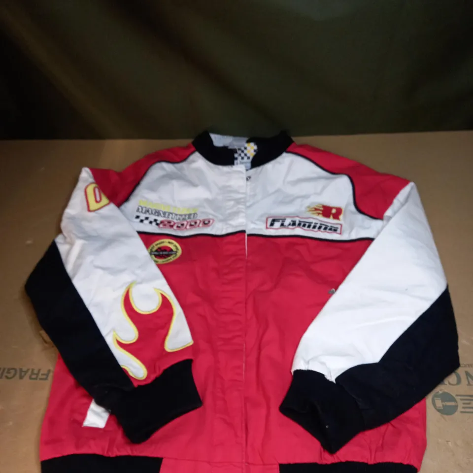 BERSHKA RACING BOMBER JACKET SIZE XS
