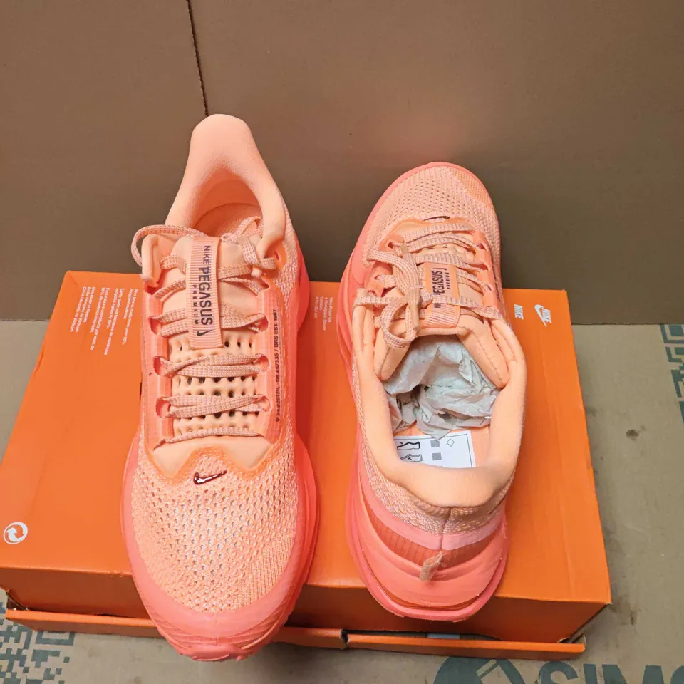 NIKE PEGASUS PREMIUM WOMEN'S RUNNING SHOES – PINK/ORANGE (UK 6.5)