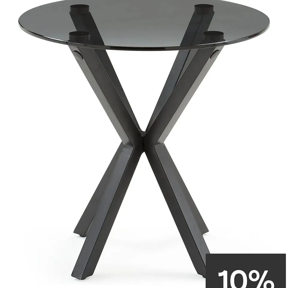 CHOPSTICK LAMP TABLE - BLACK