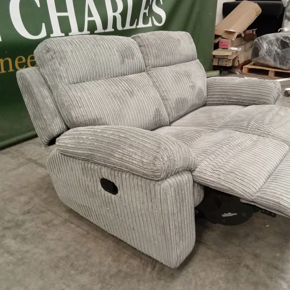 BARON FABRIC 2 SEATER MANUAL RECLINER SOFA RRP £799