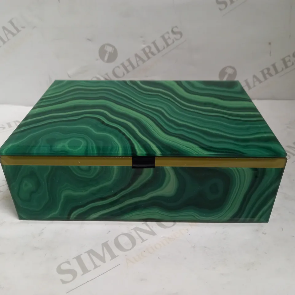 LOLA ROSE MALACHITE TREASURE BOX