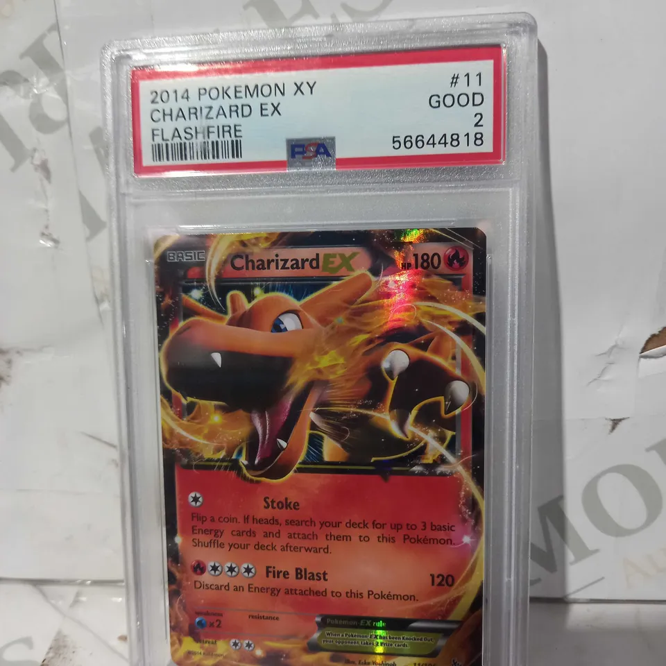 POKÉMON FRAMED AND RATED TRADING CARD - CHARIZARD EX