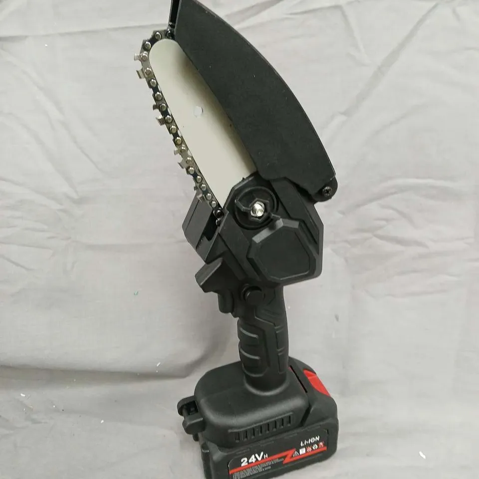 MINI 24V ELECTRIC CHAINSAW WITH BATTERY