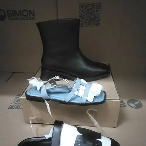PALLET CONTAINING APPROXIMATELY 80 BRAND NEW DESIGNER WOMEN'S SHOES WHICH INCLUDE; HEAVENLY SOLES BY JD WILLIAMS BOOTS, SANDALS, FLIP FLOPS ETC