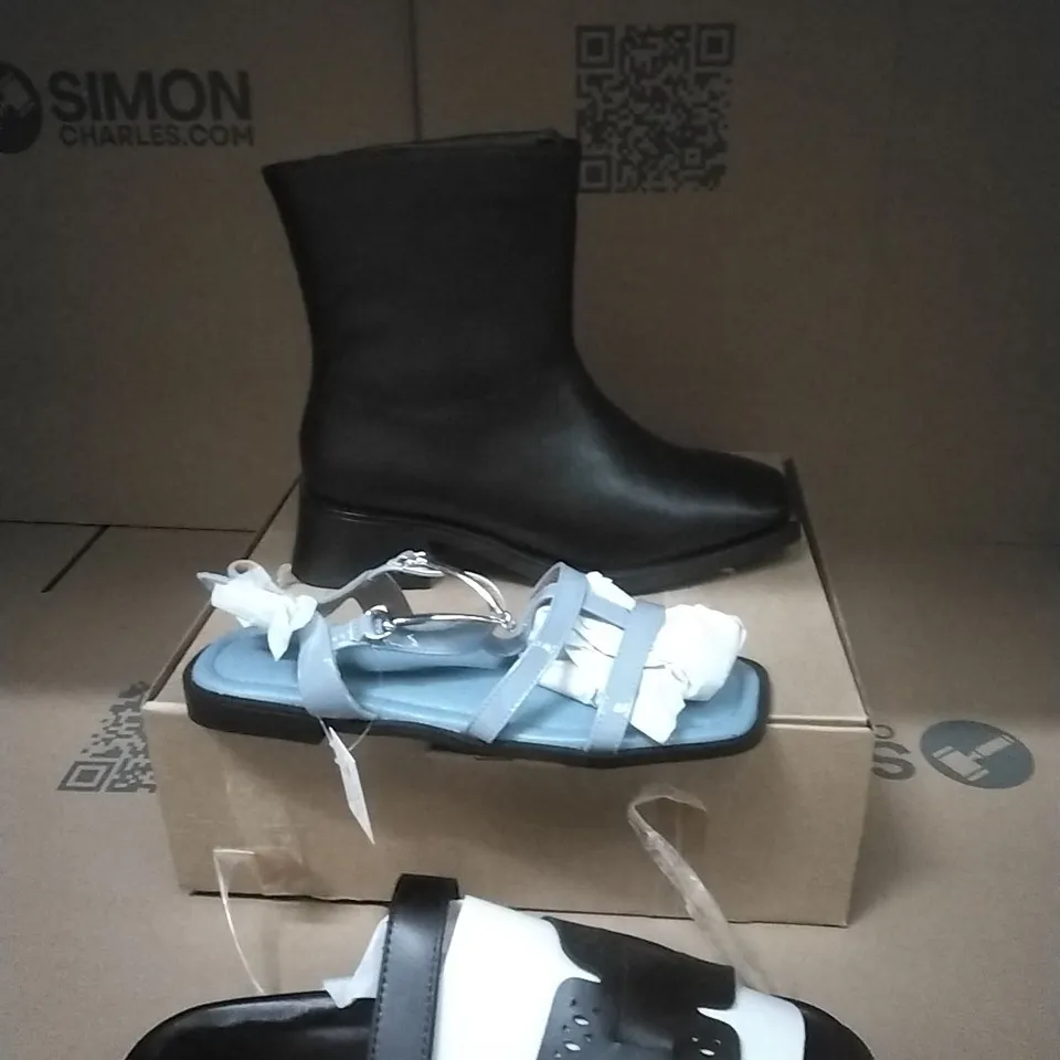 PALLET CONTAINING APPROXIMATELY 80 BRAND NEW DESIGNER WOMEN'S SHOES WHICH INCLUDE; HEAVENLY SOLES BY JD WILLIAMS BOOTS, SANDALS, FLIP FLOPS ETC