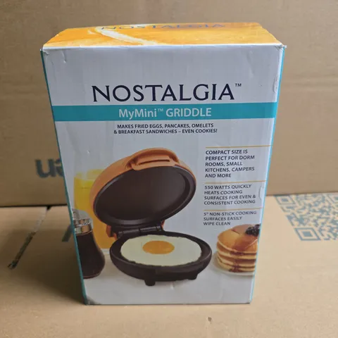 NOSTALGIA MYMINI GRIDDLE – BOXED