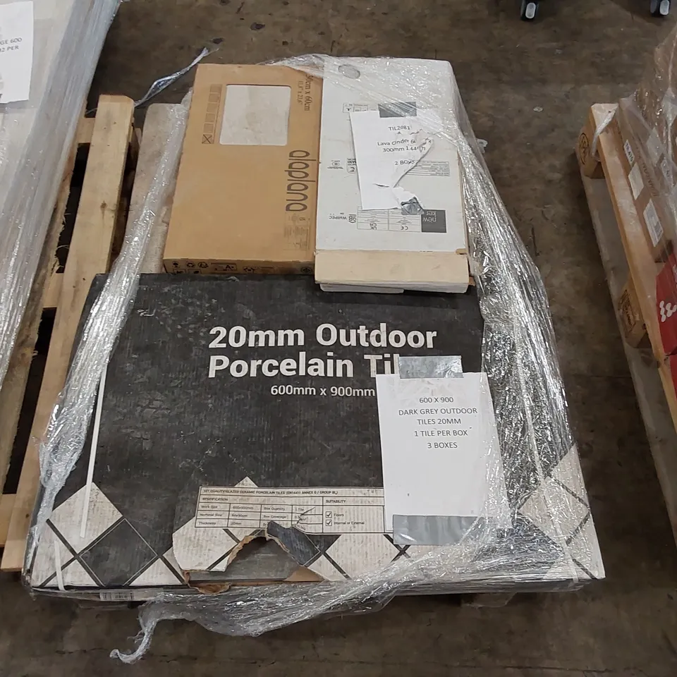 PALLET OF ASSORTED TILES TO INCLUDE; 
