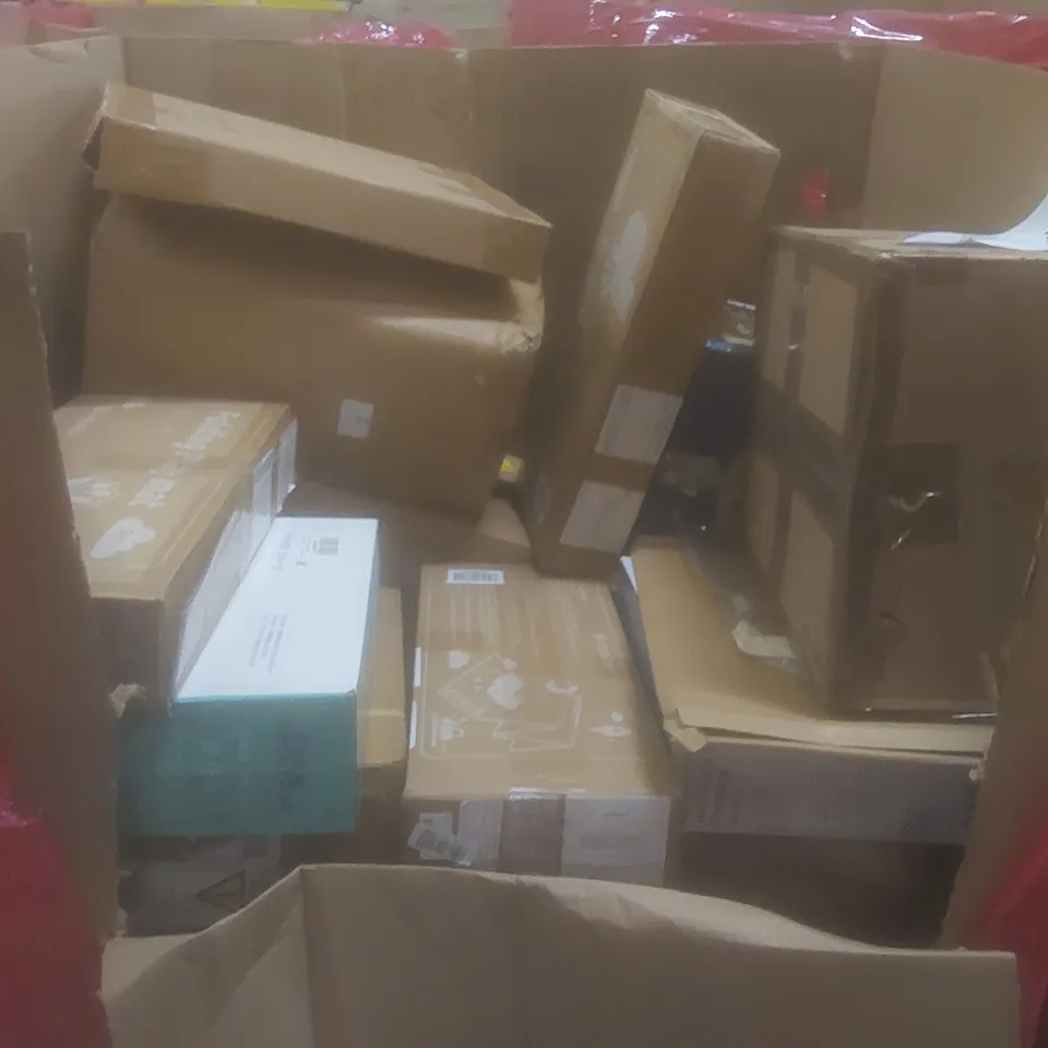 PALLET OF ASSORTED HOUSEHOLD ITEMS AND CONSUMER PRODUCTS TO INCLUDE; BABY STROLLER, FOLDING PLAYMAT, PAMPERS, WEETABIX ETC