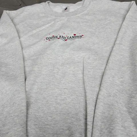 GOOSE AND GANDER GREY SWEATSHIRT SIZE S