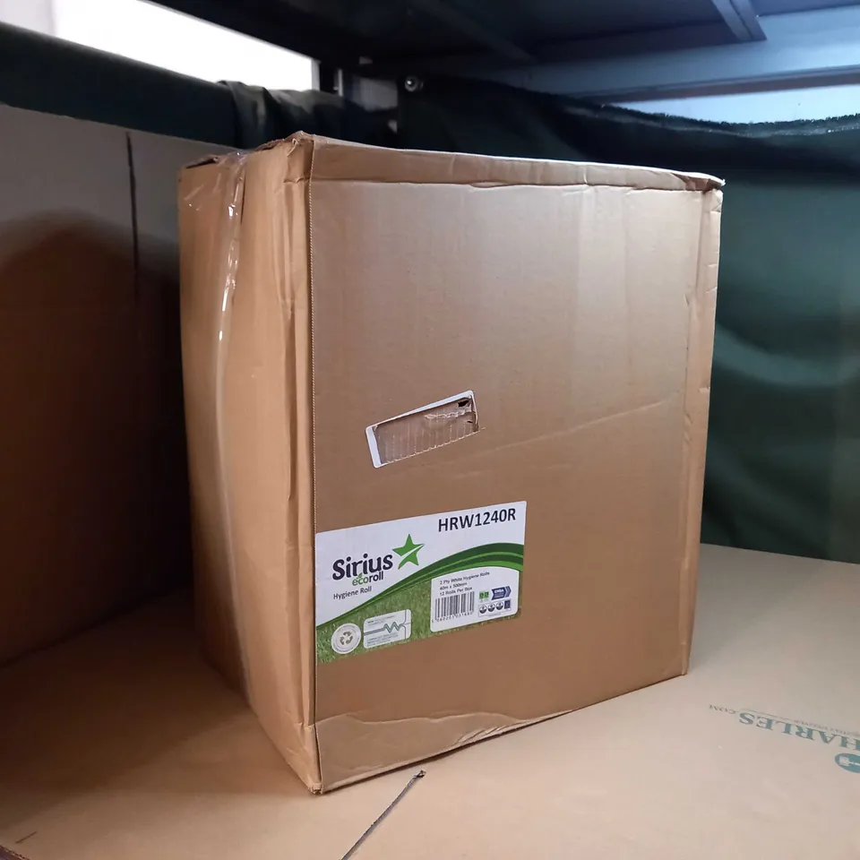 BOXED SIRIUS ECO/HYGIENE ROLL APPROX 12 ROLLS