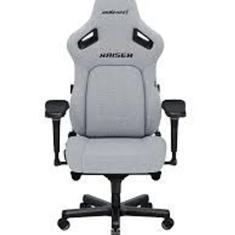 BOXED ANDASEAT KAISER 4 PREM XL GAMING CHAIR - GREY FAB (1 BOX)