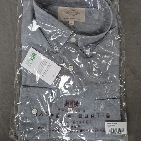 HAWES & CURTIS SHIRT IN GREY SIZE MEDIUM