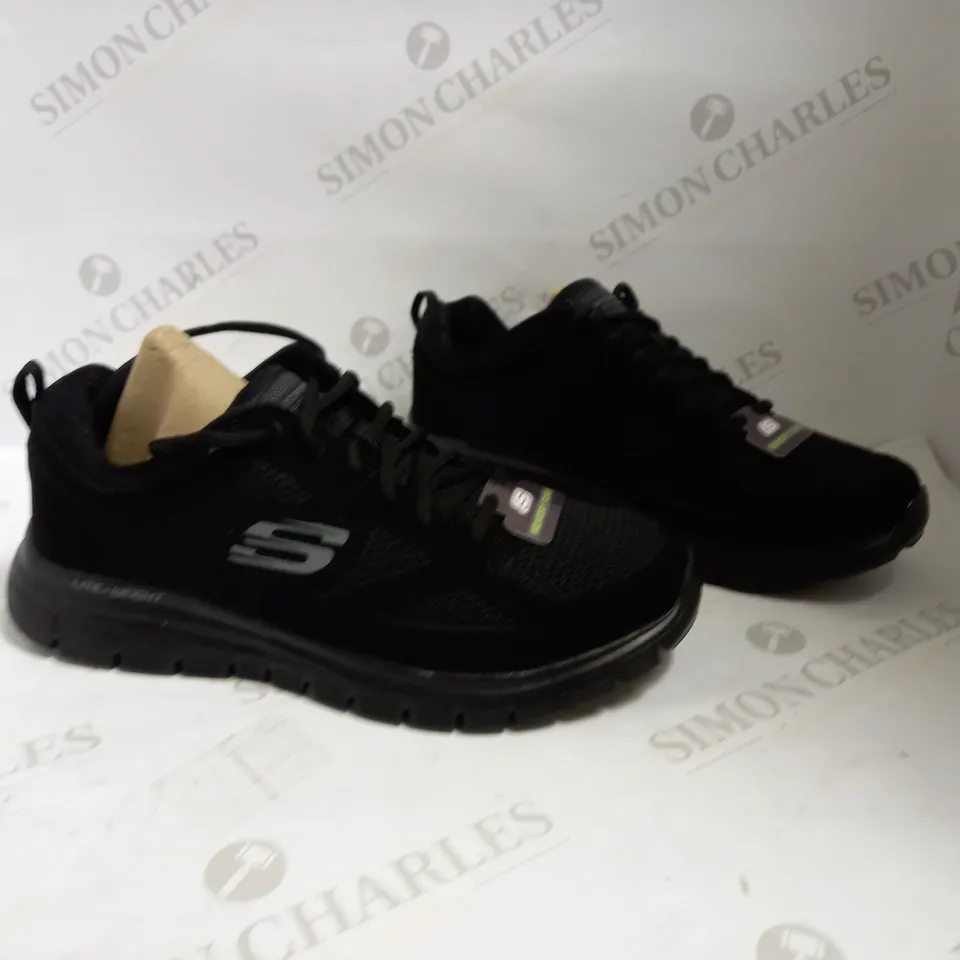 SKETCHERS HE-SCHULE DIVERSE BLACK MENS 9.5 