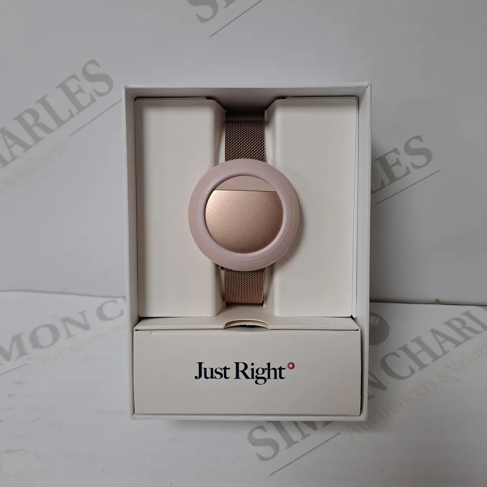 BOXED EMBR LABS WAVE 2 COOLING & WARMING WRISTBAND IN ROSE GOLD