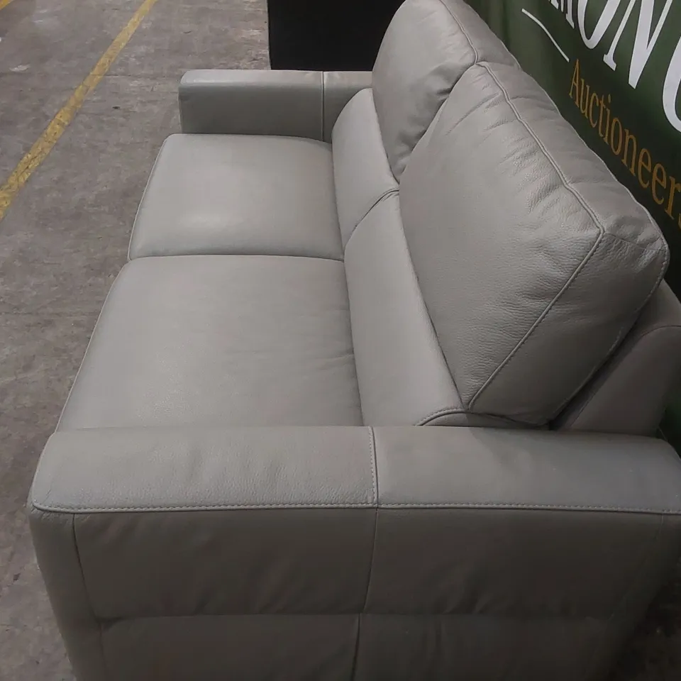 QUALITY DESIGNER ZOLA 3-SEATER LEATHER SOFA BED