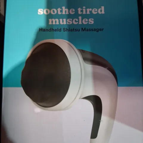 BOXED HOMEDICA HANDHELD SHIATSU MASSAGER HHP-355-15-GB