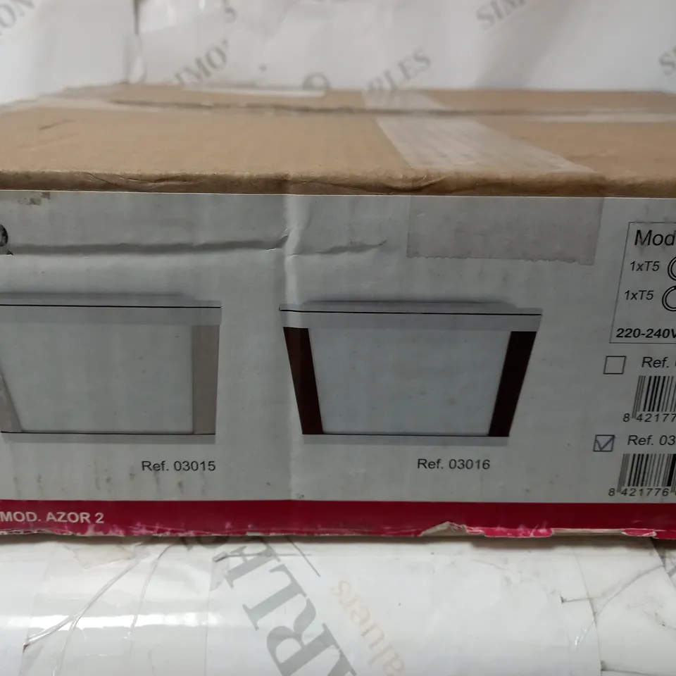 BOXED FARO AZOR 2 LIGHT FLUSH CEILING LIGHT IN BRONZE