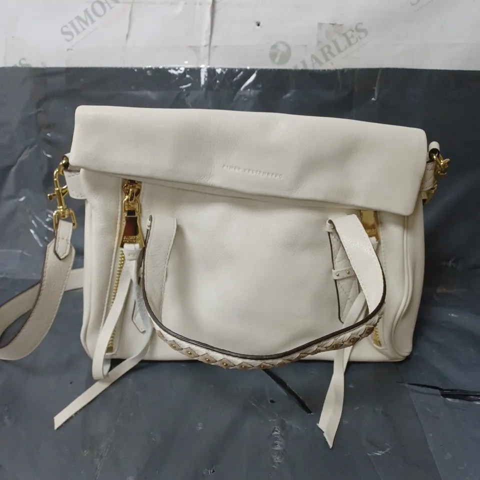 AIMEE KESTENBERG LADIES LEATHER HANDBAG CREAM