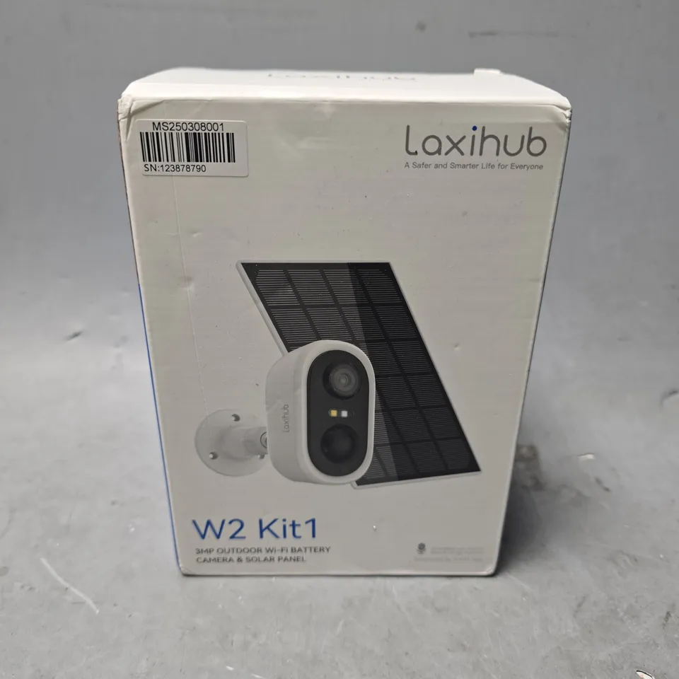 SEALED LAXIHUB W2 KIT1 OUTDOOR SECURITY CAMERA 